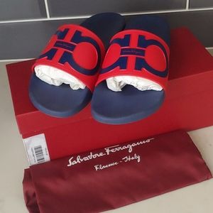 Ferragamo Groove slides